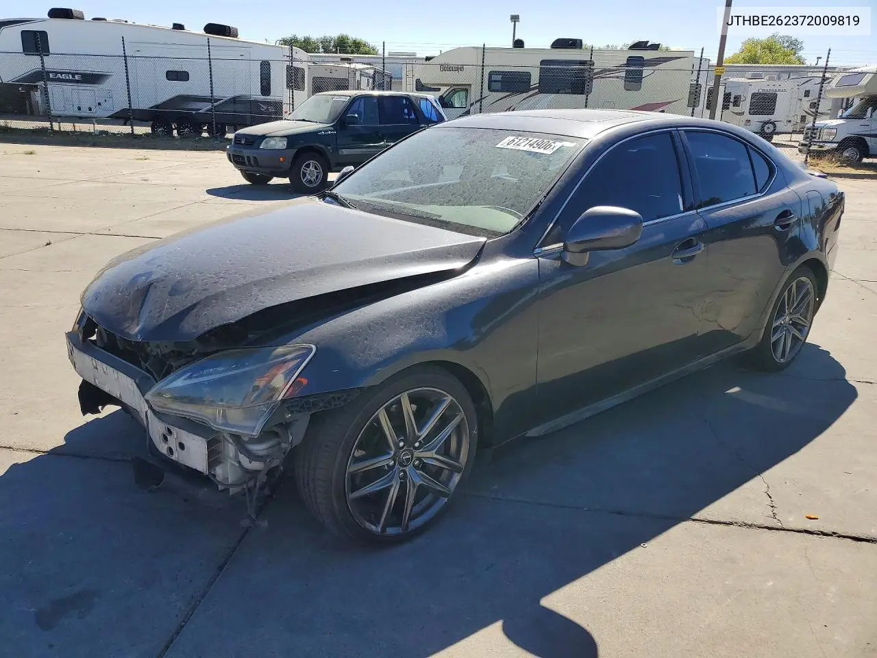 2007 Lexus Is 350 VIN: JTHBE262372009819 Lot: 61214906