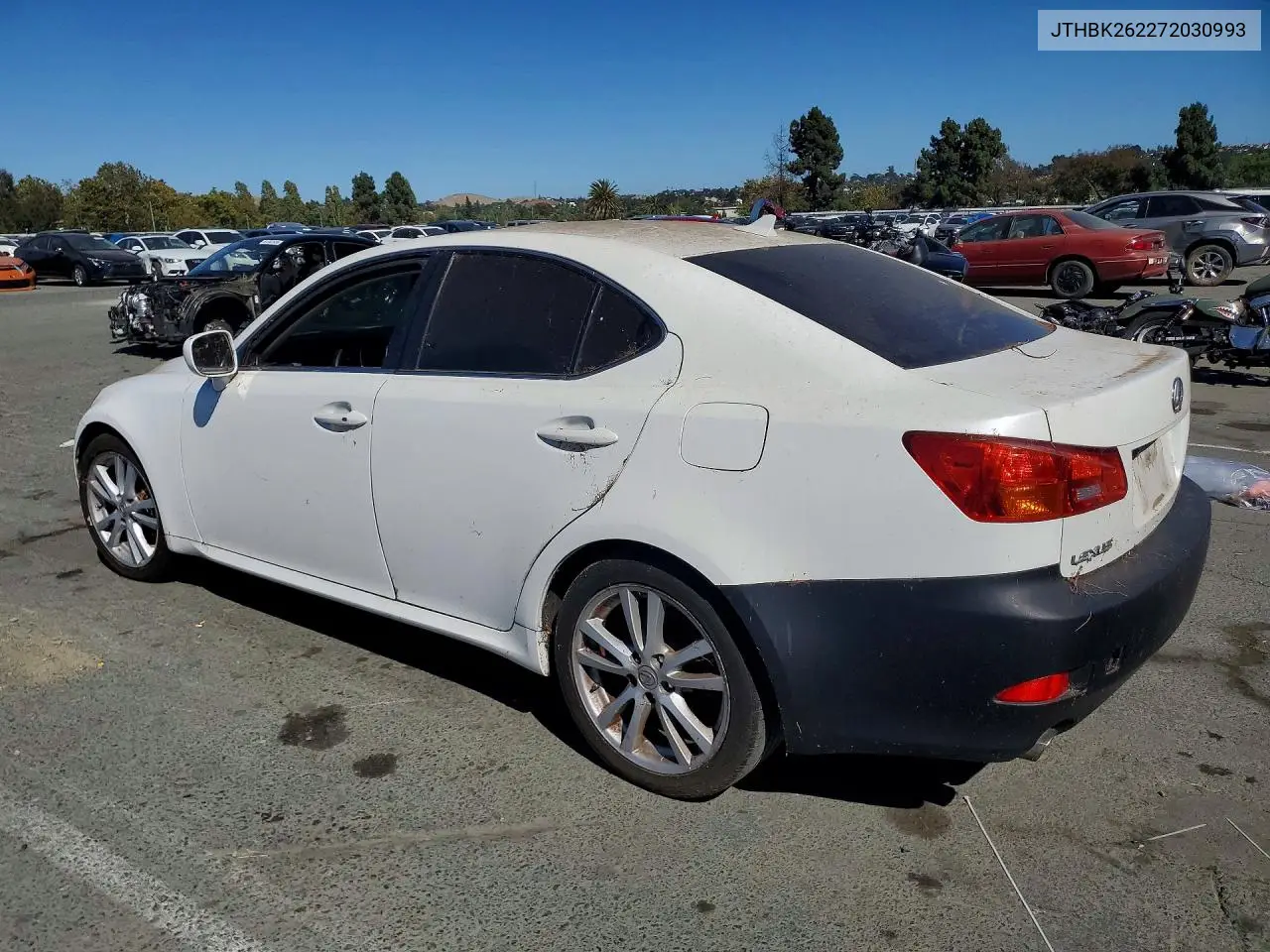 2007 Lexus Is 250 VIN: JTHBK262272030993 Lot: 61399536