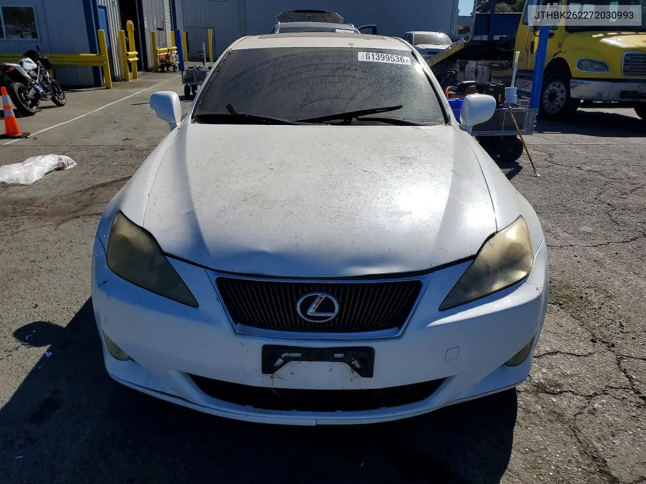 2007 Lexus Is 250 VIN: JTHBK262272030993 Lot: 61399536