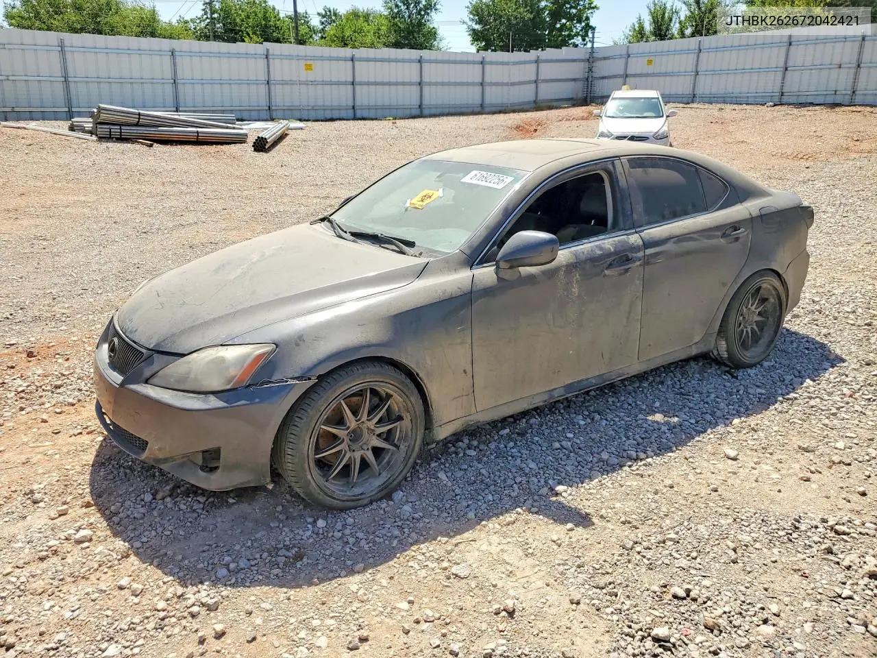 2007 Lexus Is 250 VIN: JTHBK262672042421 Lot: 61692256