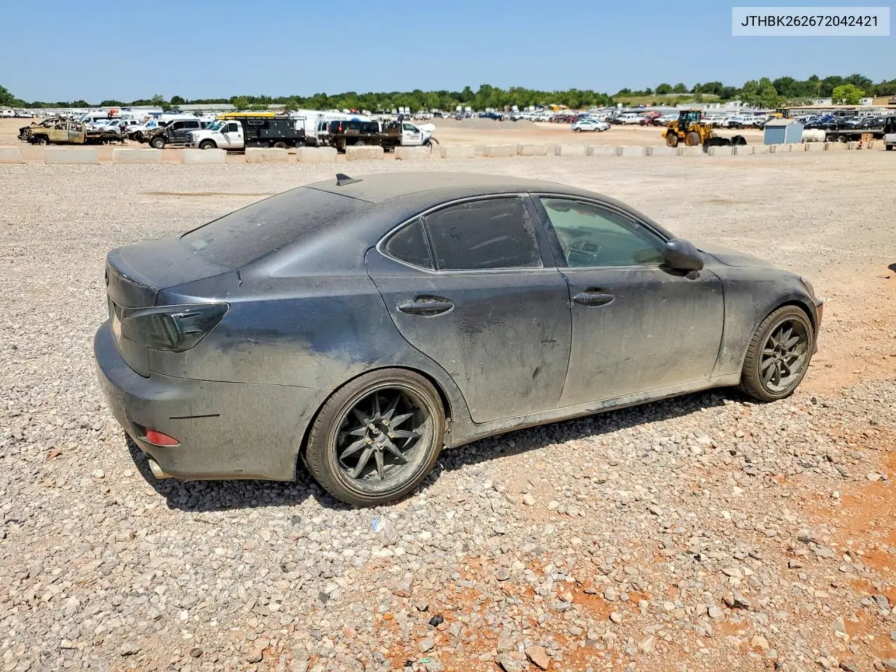 2007 Lexus Is 250 VIN: JTHBK262672042421 Lot: 61692256