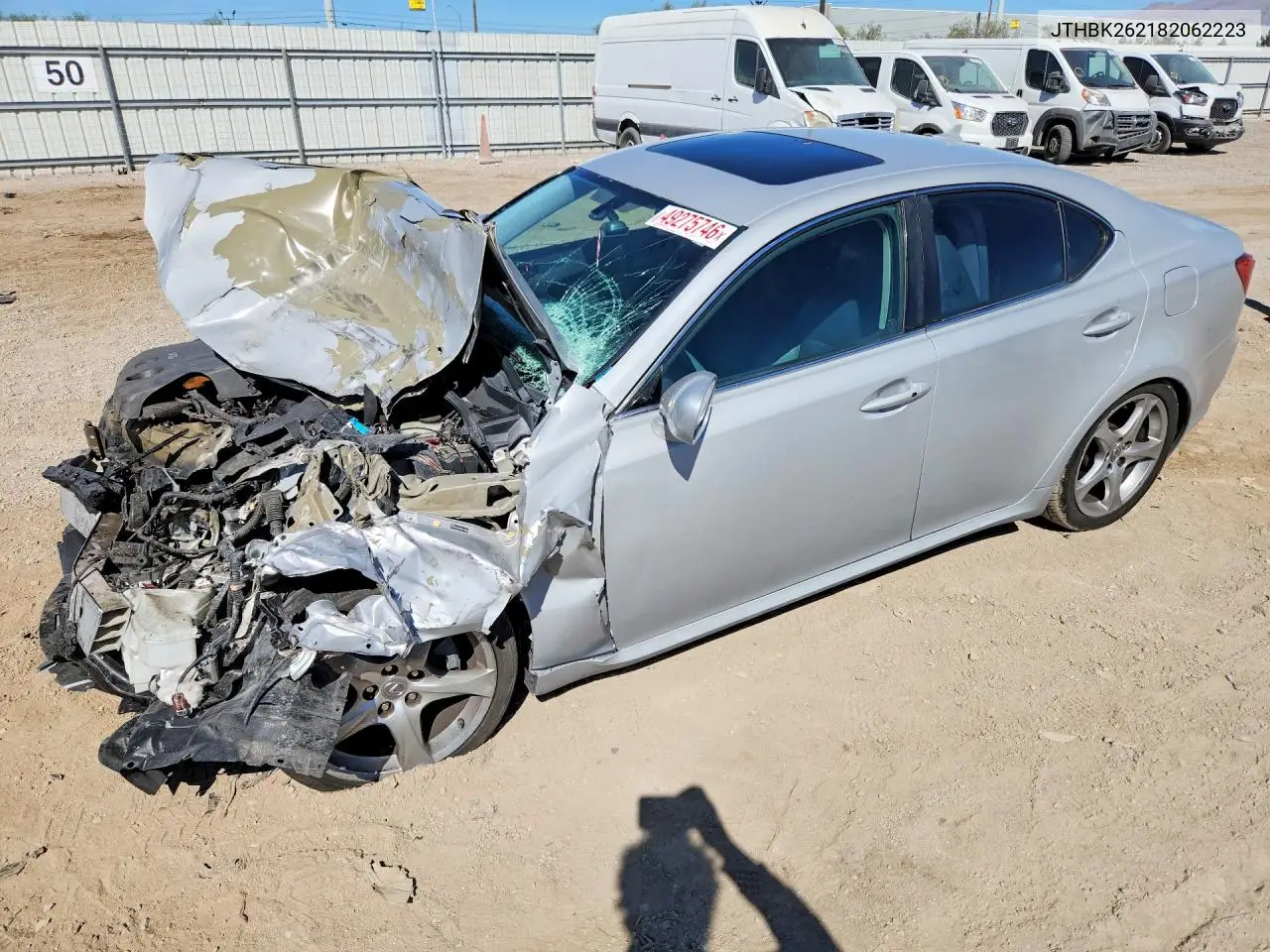 JTHBK262182062223 2008 Lexus Is 250