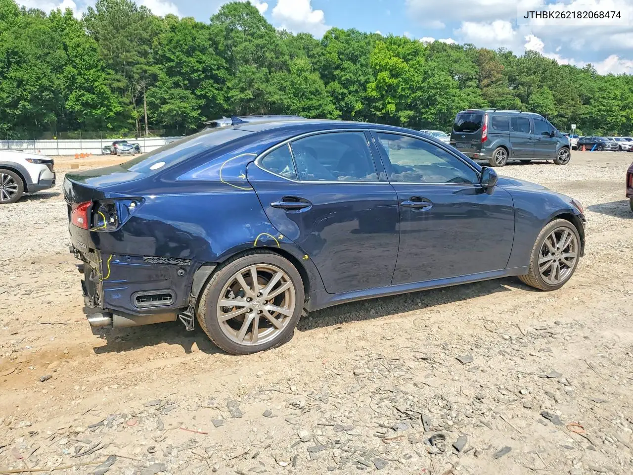 2008 Lexus Is 250 VIN: JTHBK262182068474 Lot: 56860016
