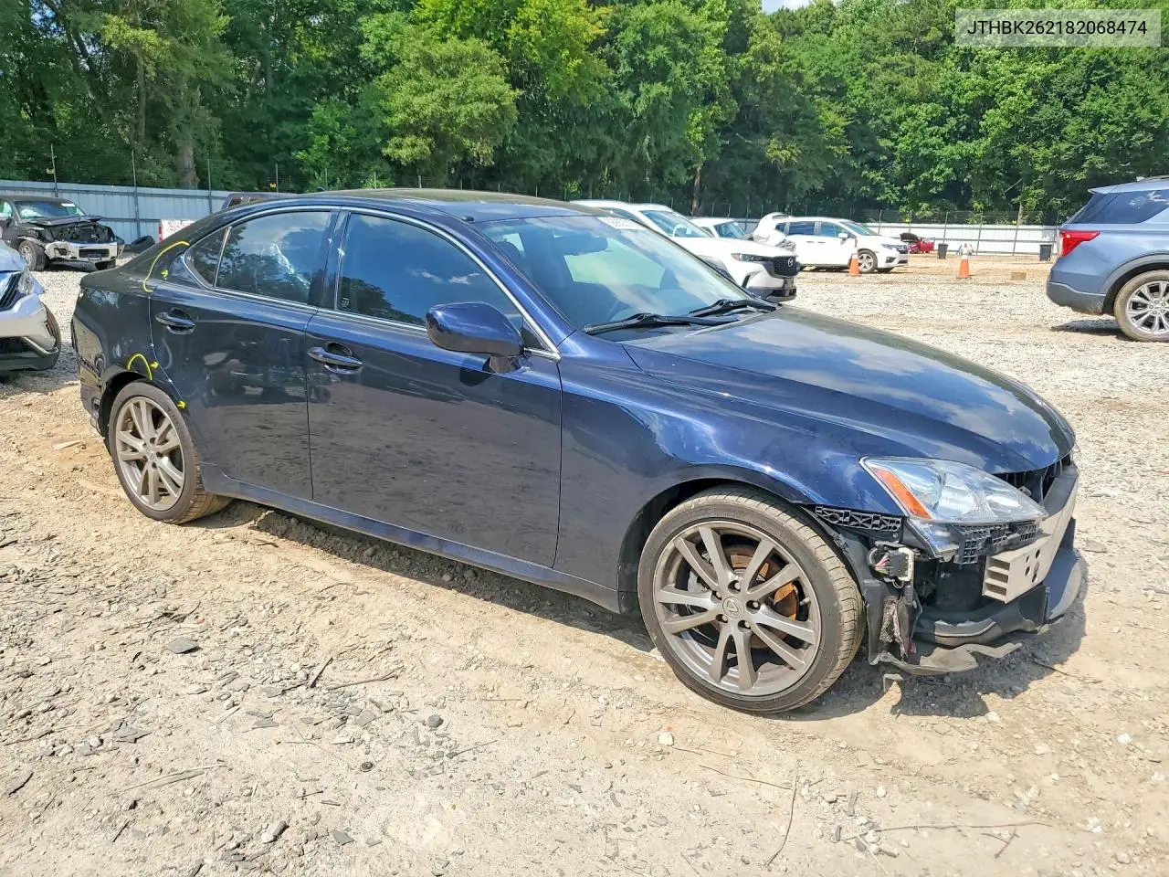 2008 Lexus Is 250 VIN: JTHBK262182068474 Lot: 56860016