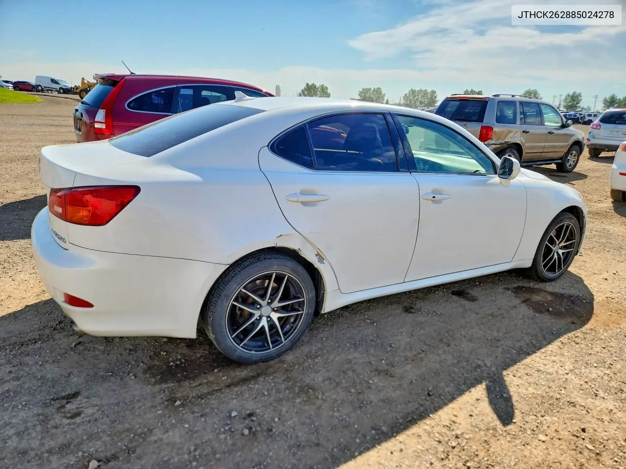 2008 Lexus Is 250 VIN: JTHCK262885024278 Lot: 60111386