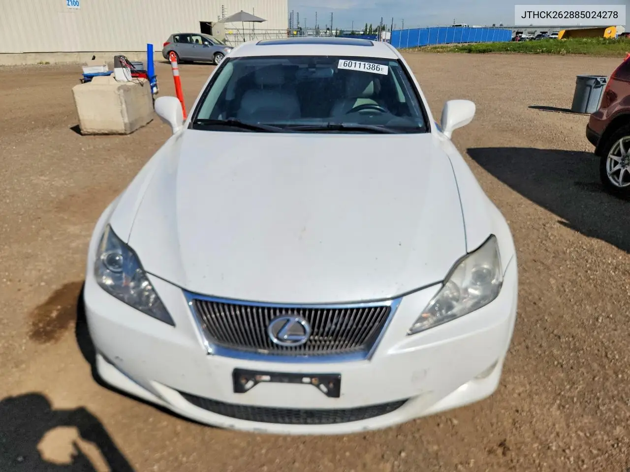 2008 Lexus Is 250 VIN: JTHCK262885024278 Lot: 60111386