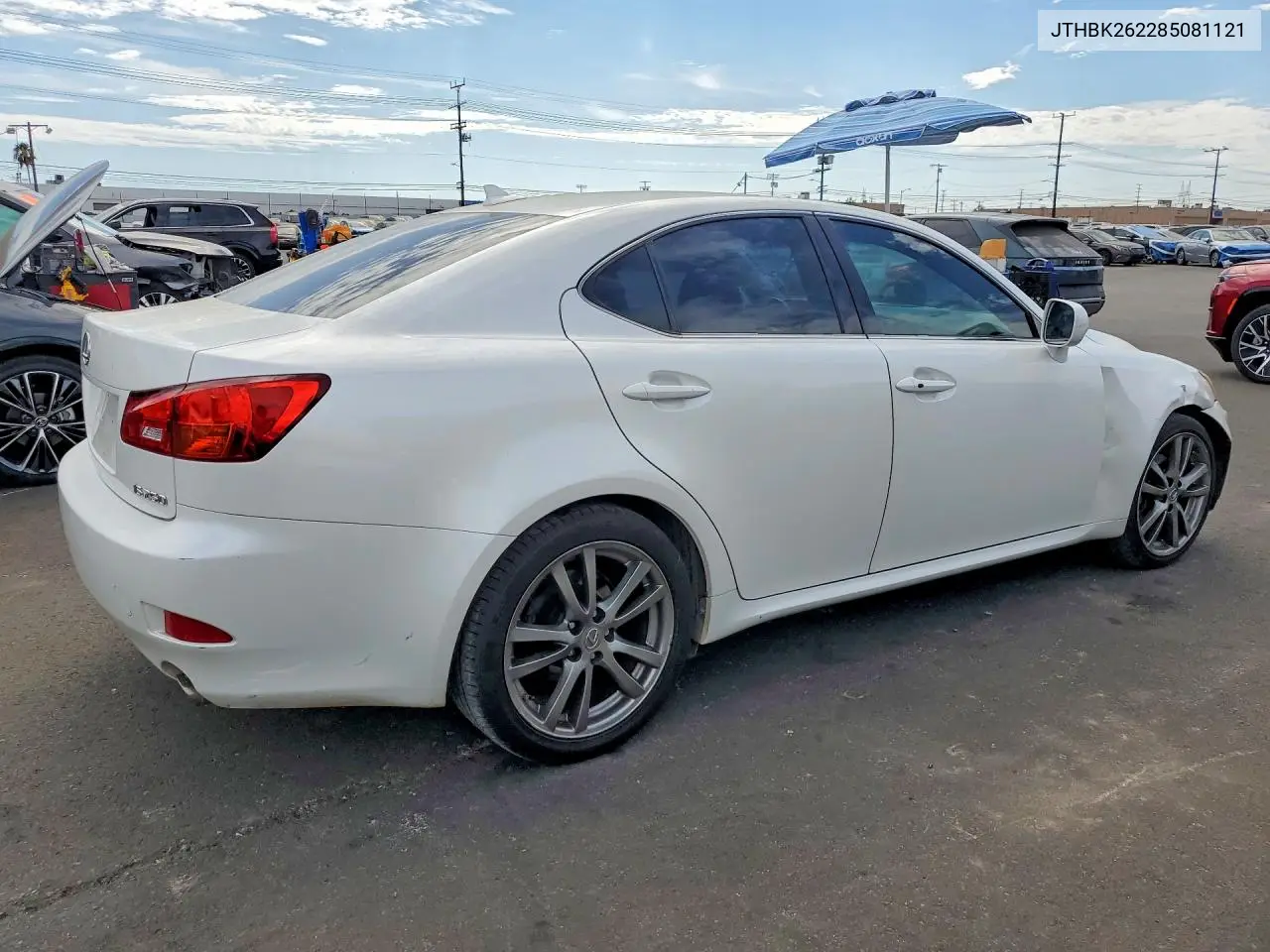2008 Lexus Is 250 VIN: JTHBK262285081121 Lot: 60620586