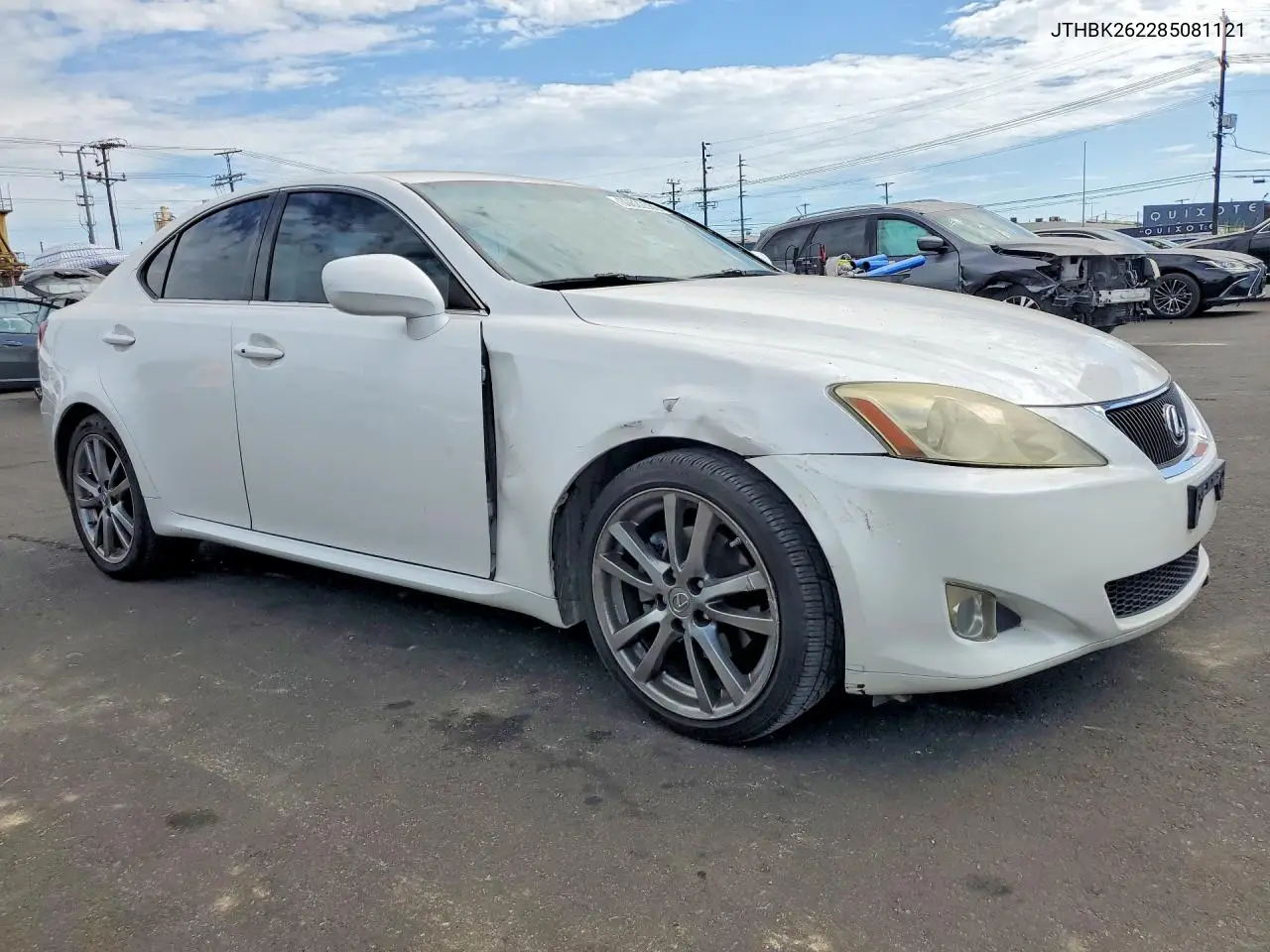 2008 Lexus Is 250 VIN: JTHBK262285081121 Lot: 60620586