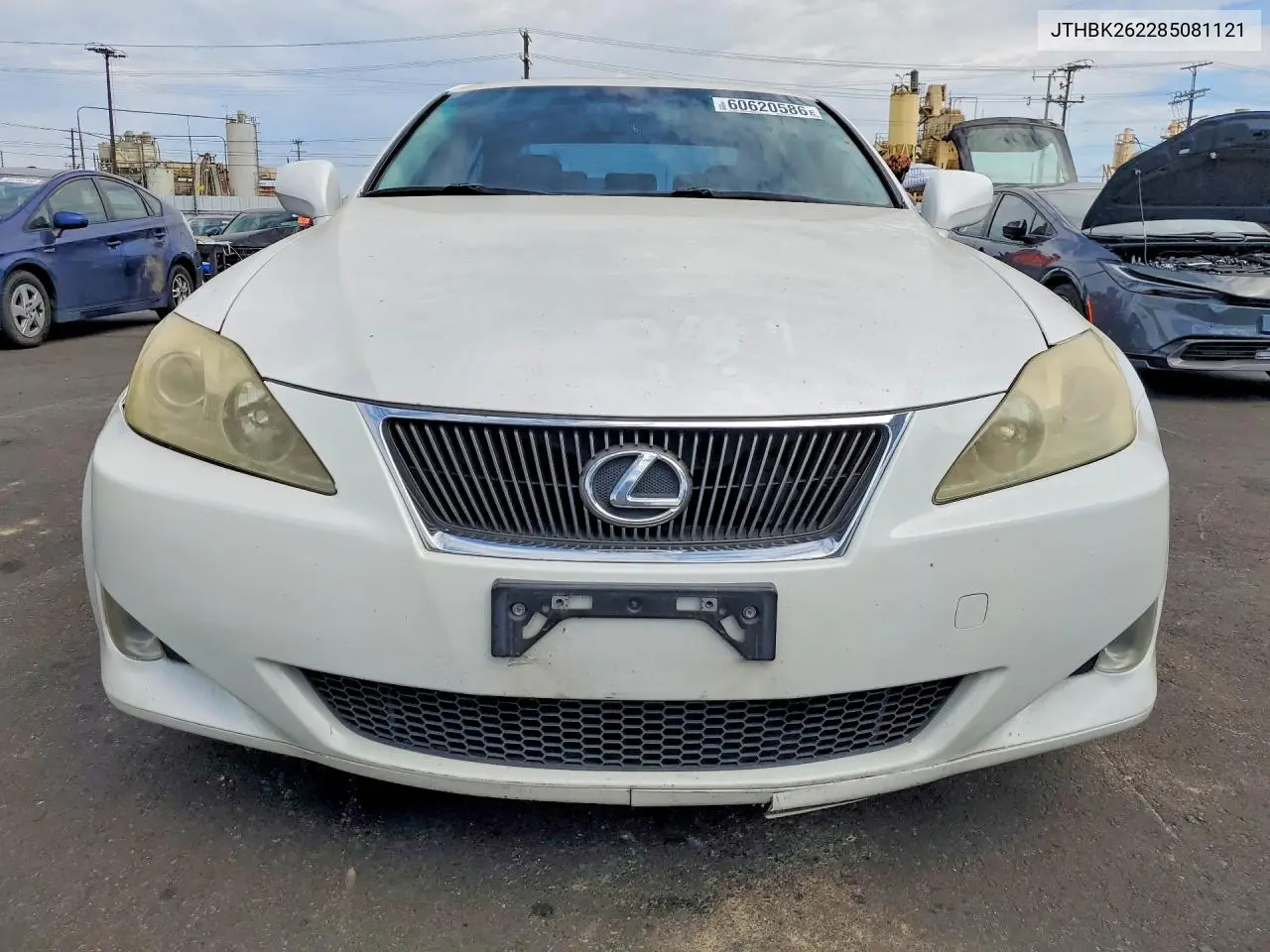 2008 Lexus Is 250 VIN: JTHBK262285081121 Lot: 60620586