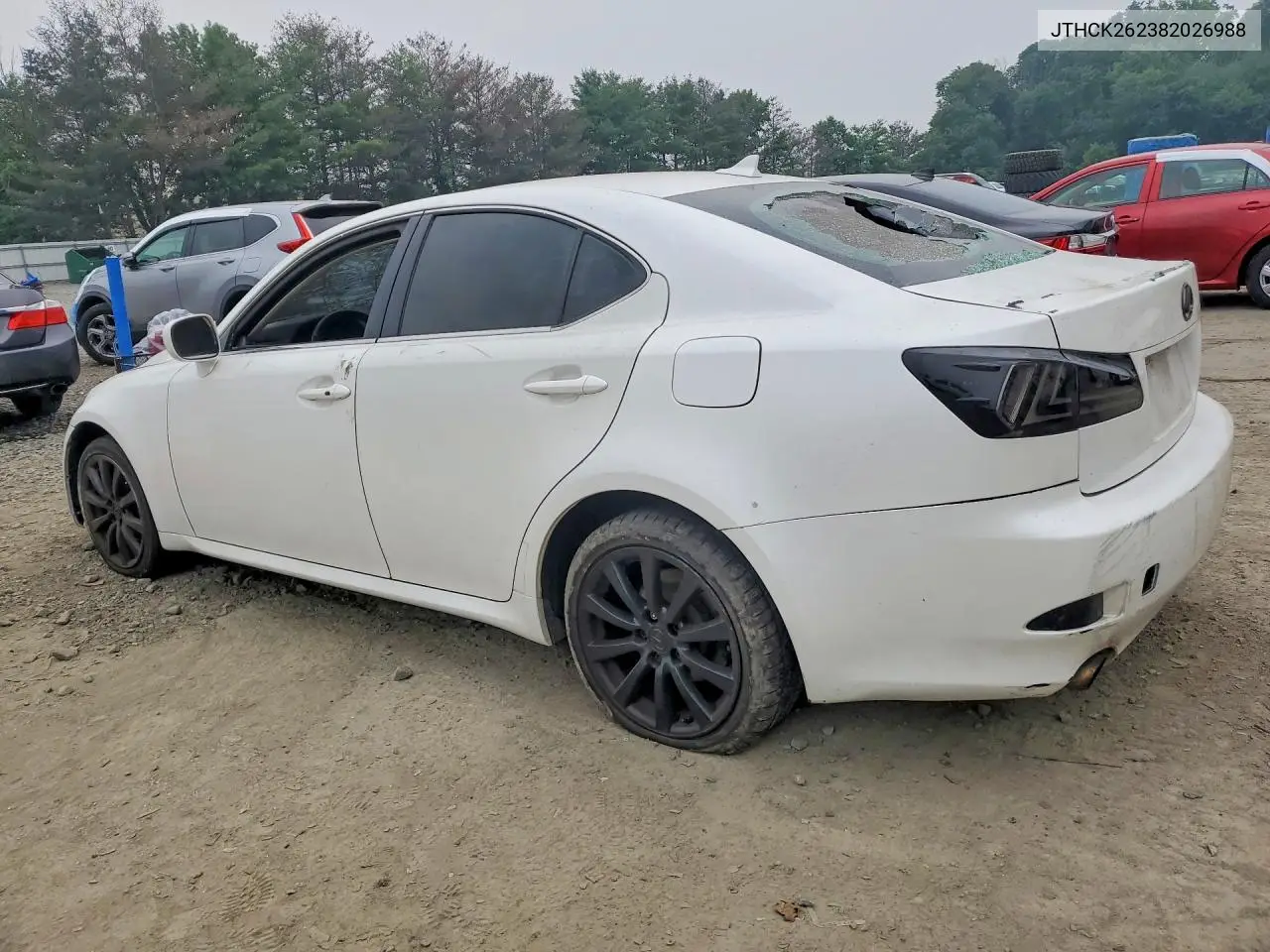 2008 Lexus Is 250 VIN: JTHCK262382026988 Lot: 60713996