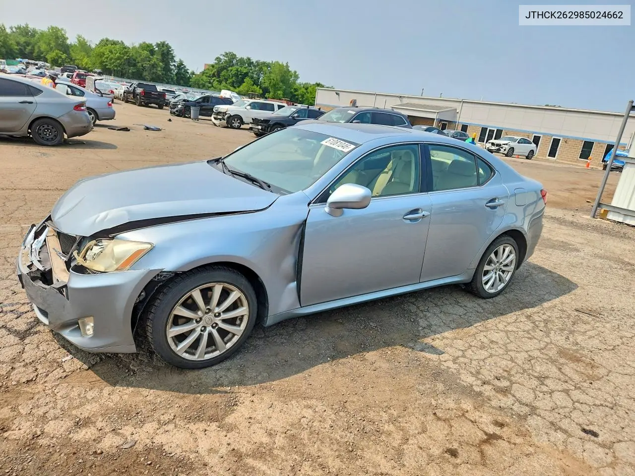 2008 Lexus Is 250 VIN: JTHCK262985024662 Lot: 61081046
