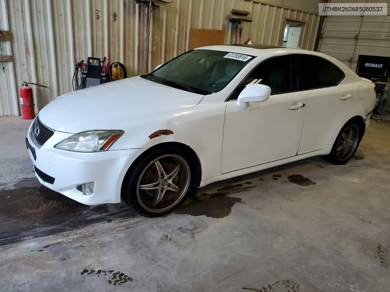 2008 Lexus Is 250 VIN: JTHBK262685080537 Lot: 61203816