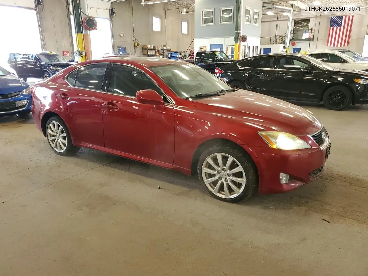 2008 Lexus Is 250 VIN: JTHCK262585019071 Lot: 61619076