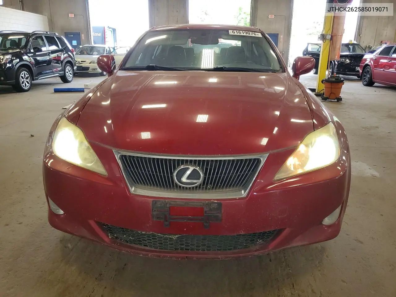 2008 Lexus Is 250 VIN: JTHCK262585019071 Lot: 61619076