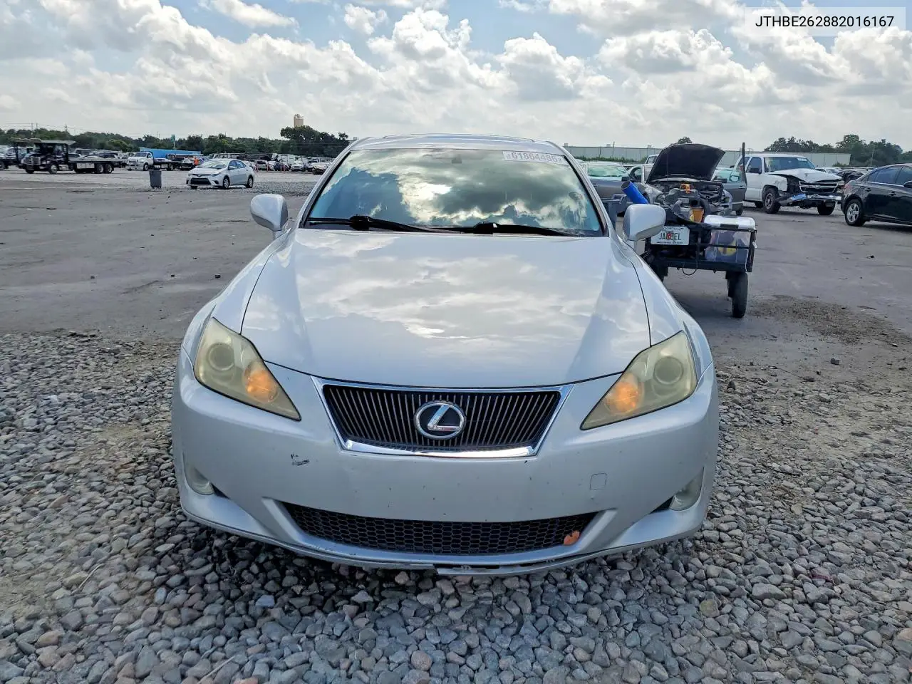 2008 Lexus Is 350 VIN: JTHBE262882016167 Lot: 61864486