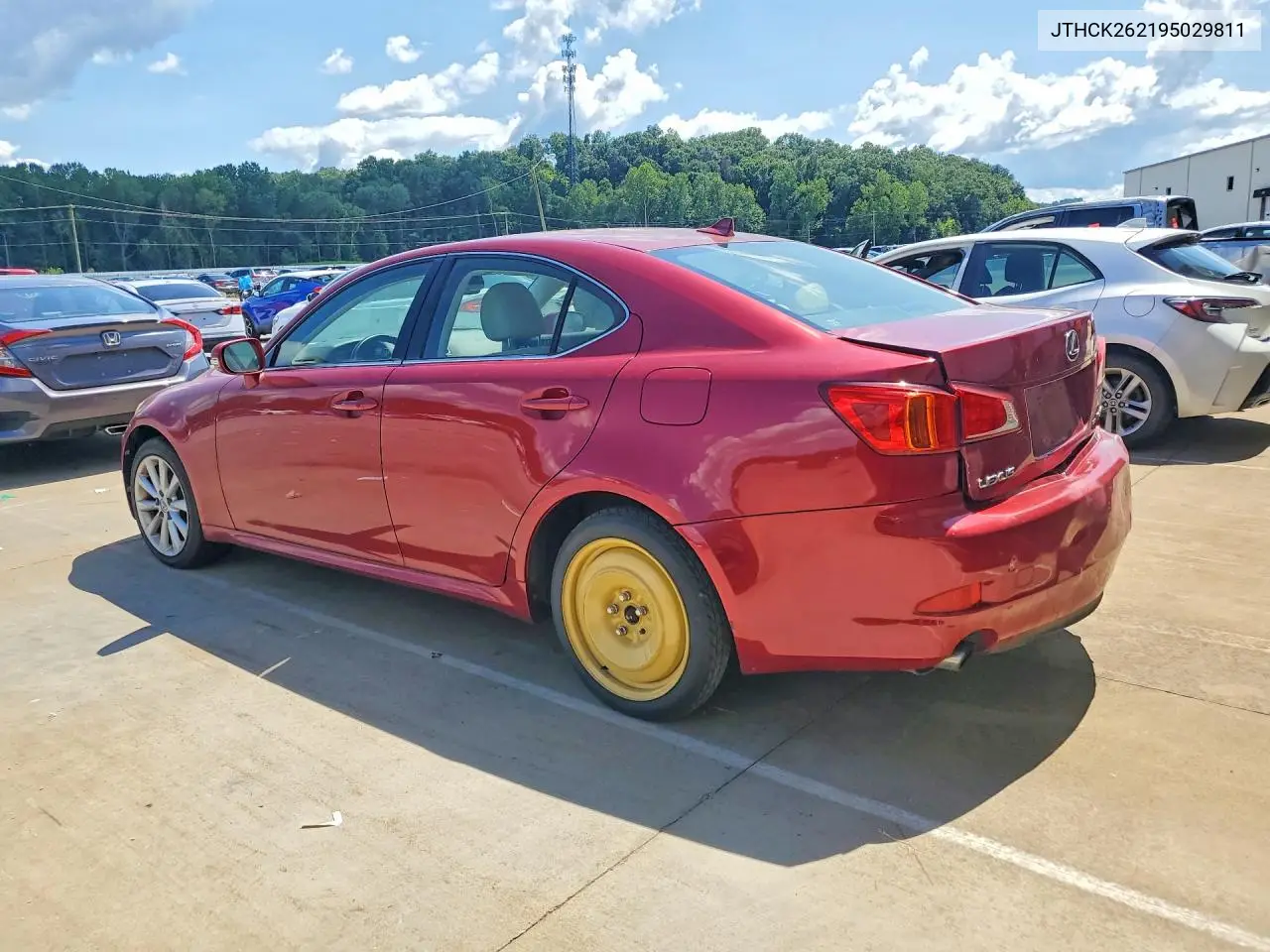 2009 Lexus Is 250 VIN: JTHCK262195029811 Lot: 60236196