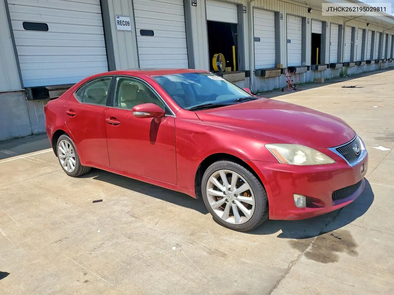 2009 Lexus Is 250 VIN: JTHCK262195029811 Lot: 60236196