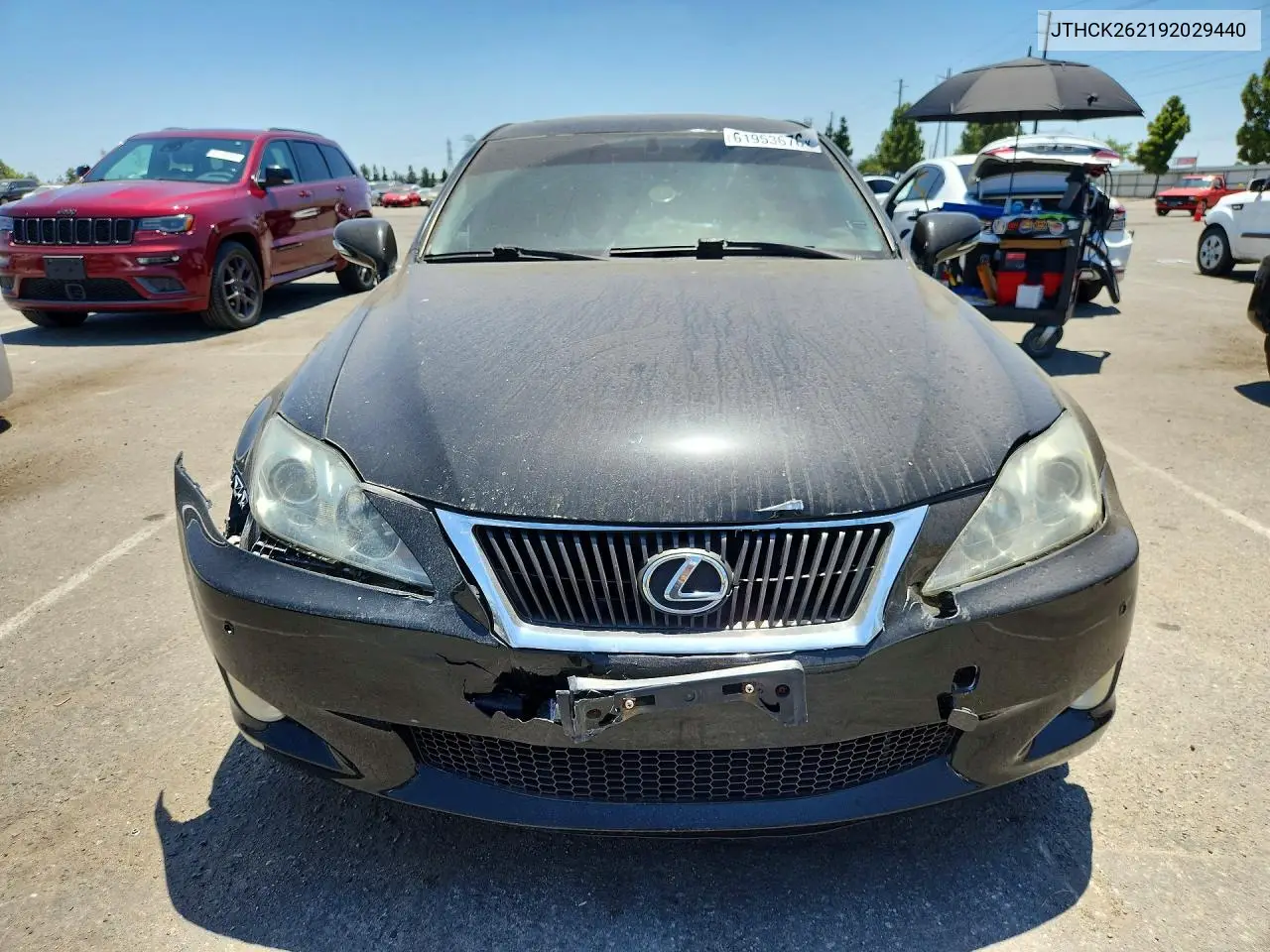 2009 Lexus Is 250 VIN: JTHCK262192029440 Lot: 61953676