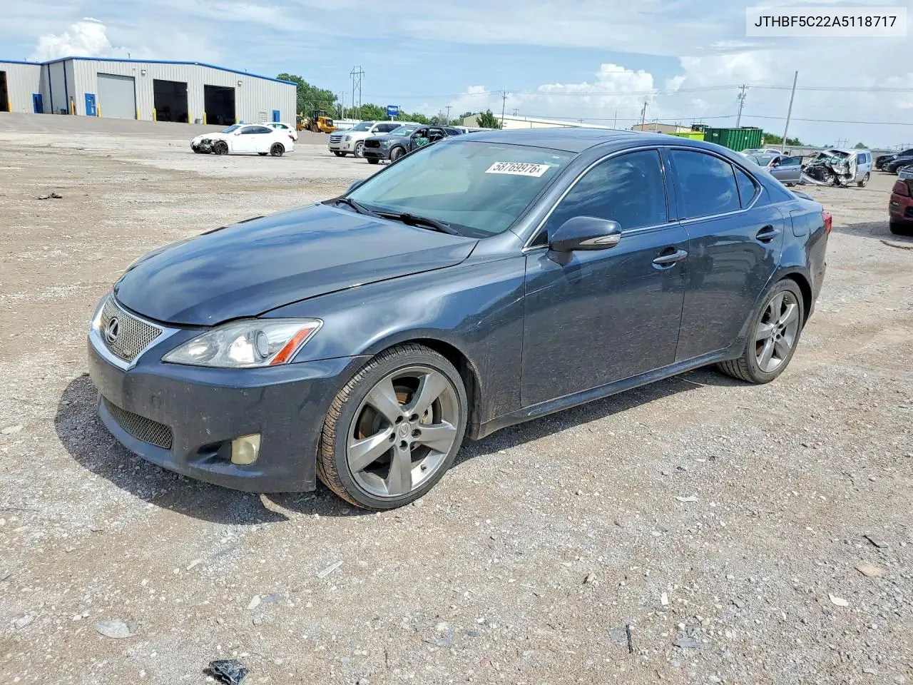 2010 Lexus Is 250 VIN: JTHBF5C22A5118717 Lot: 58769976