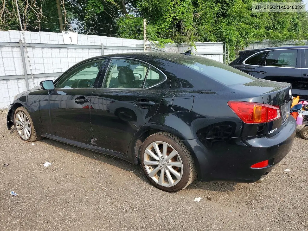 2010 Lexus Is 250 VIN: JTHCF5C21A5040032 Lot: 59162656
