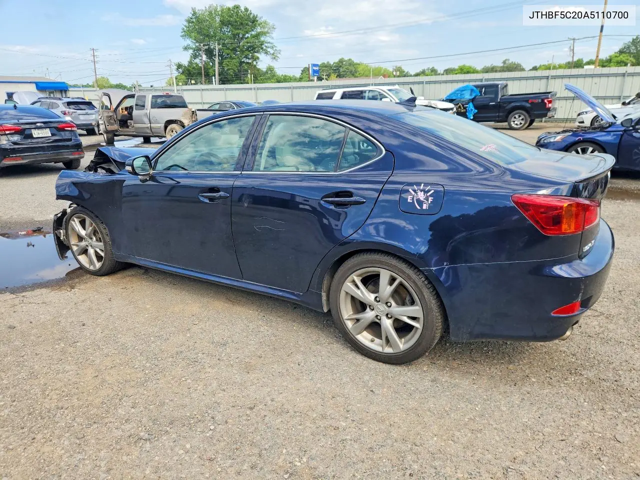 2010 Lexus Is 250 VIN: JTHBF5C20A5110700 Lot: 59387756