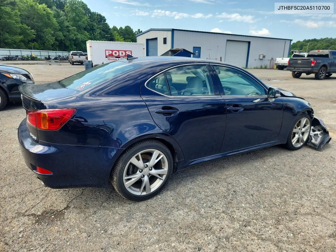 2010 Lexus Is 250 VIN: JTHBF5C20A5110700 Lot: 59387756