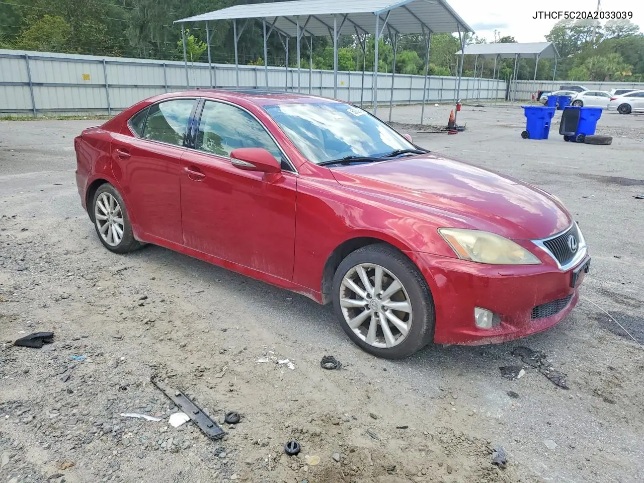 2010 Lexus Is 250 VIN: JTHCF5C20A2033039 Lot: 60630836