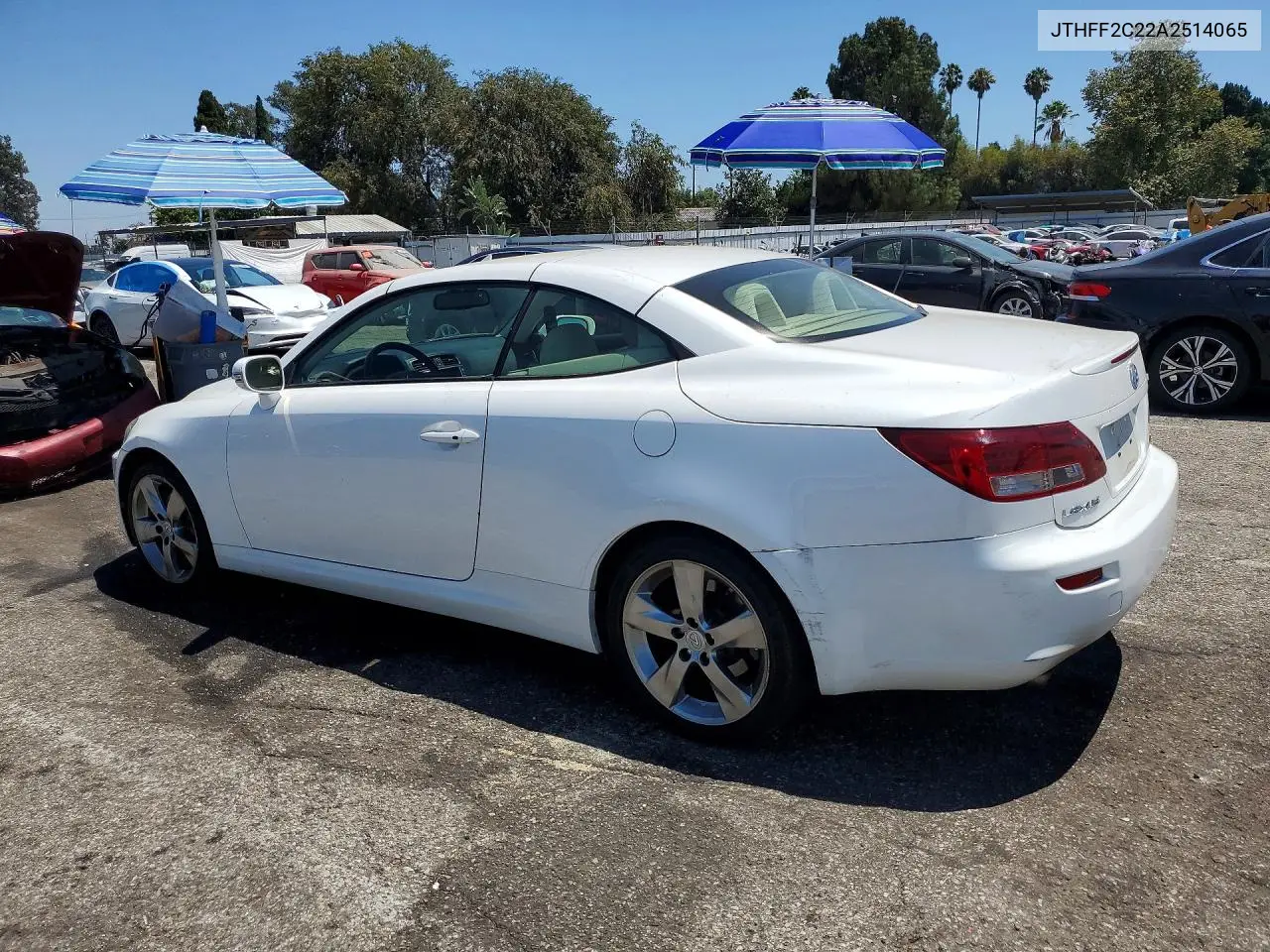 2010 Lexus Is 250 VIN: JTHFF2C22A2514065 Lot: 60987336