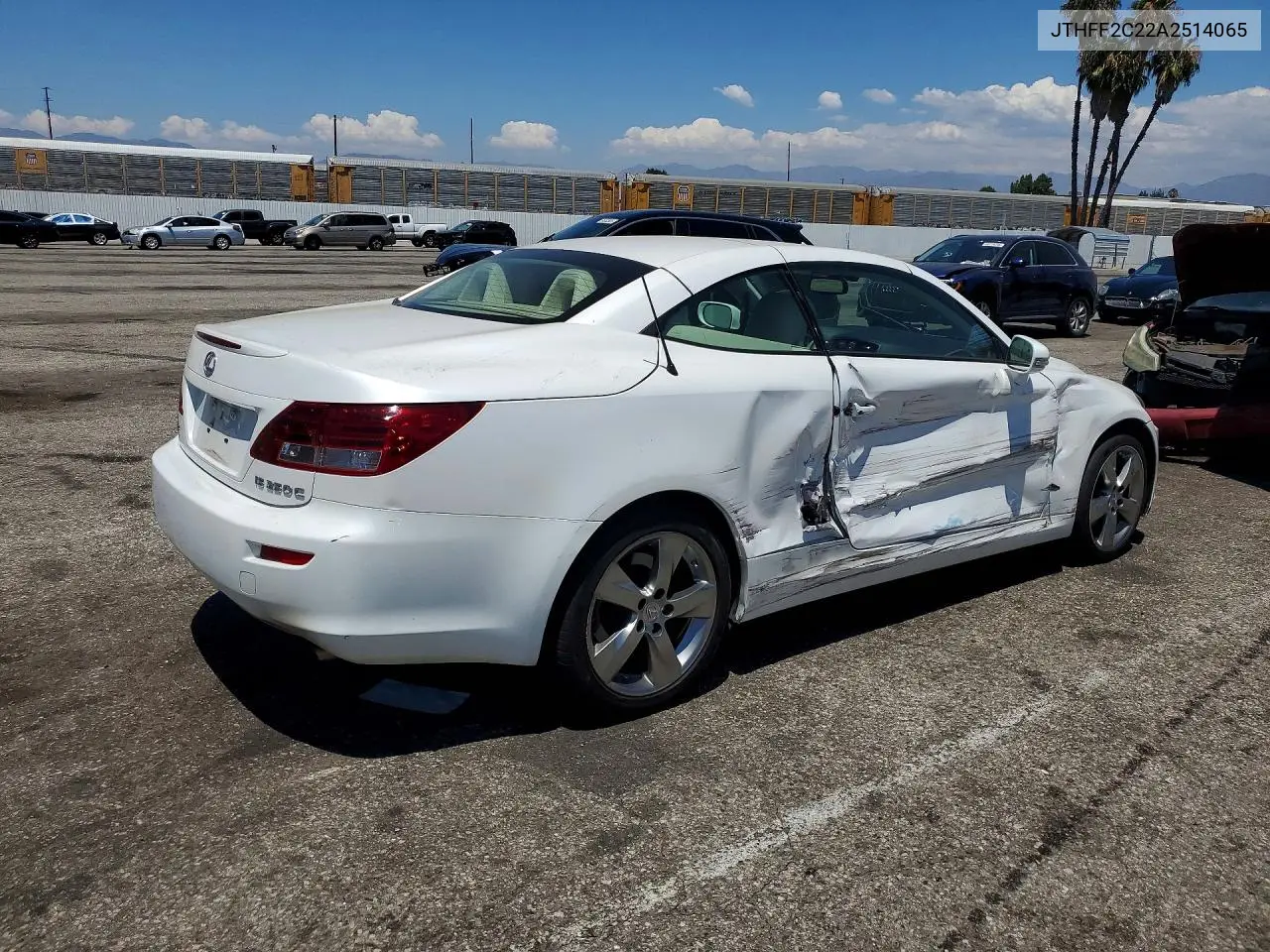 2010 Lexus Is 250 VIN: JTHFF2C22A2514065 Lot: 60987336