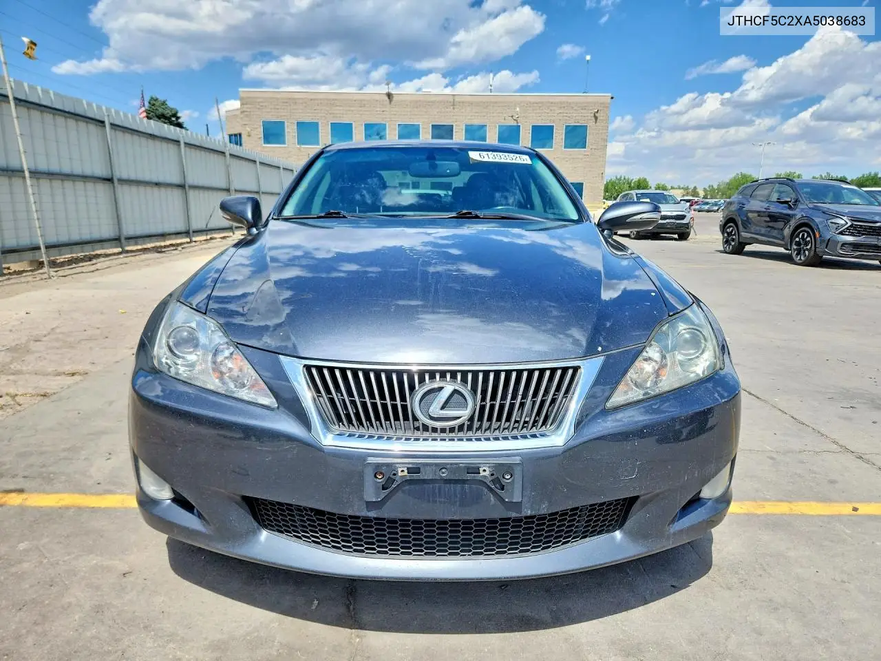 2010 Lexus Is 250 VIN: JTHCF5C2XA5038683 Lot: 61393526
