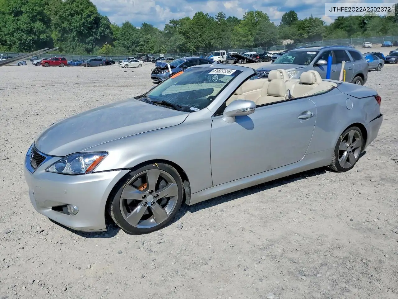 2010 Lexs Is350 VIN: JTHFE2C22A2502372 Lot: 61607526