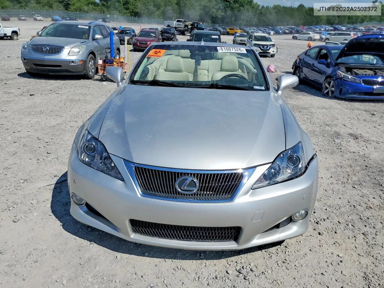 2010 Lexs Is350 VIN: JTHFE2C22A2502372 Lot: 61607526