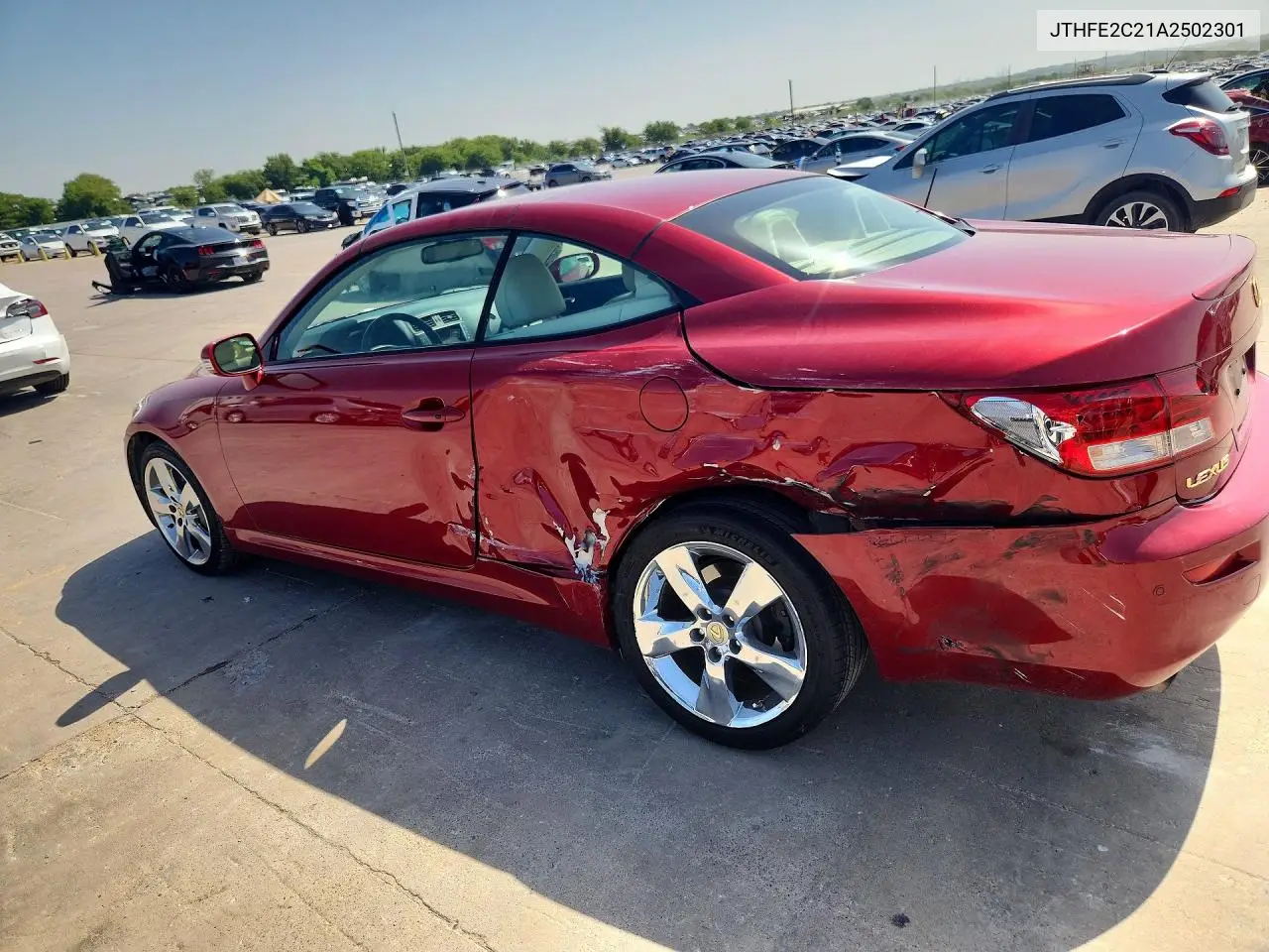 2010 Lexus Is 350 VIN: JTHFE2C21A2502301 Lot: 61979076