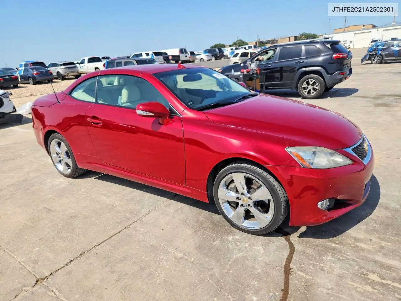2010 Lexus Is 350 VIN: JTHFE2C21A2502301 Lot: 61979076