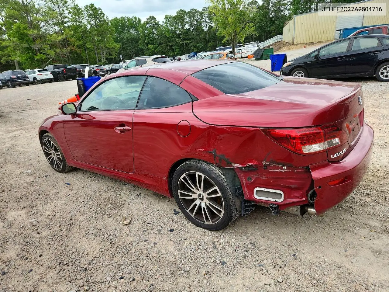 2010 Lexus Is 350 VIN: JTHFE2C27A2504716 Lot: 62117766