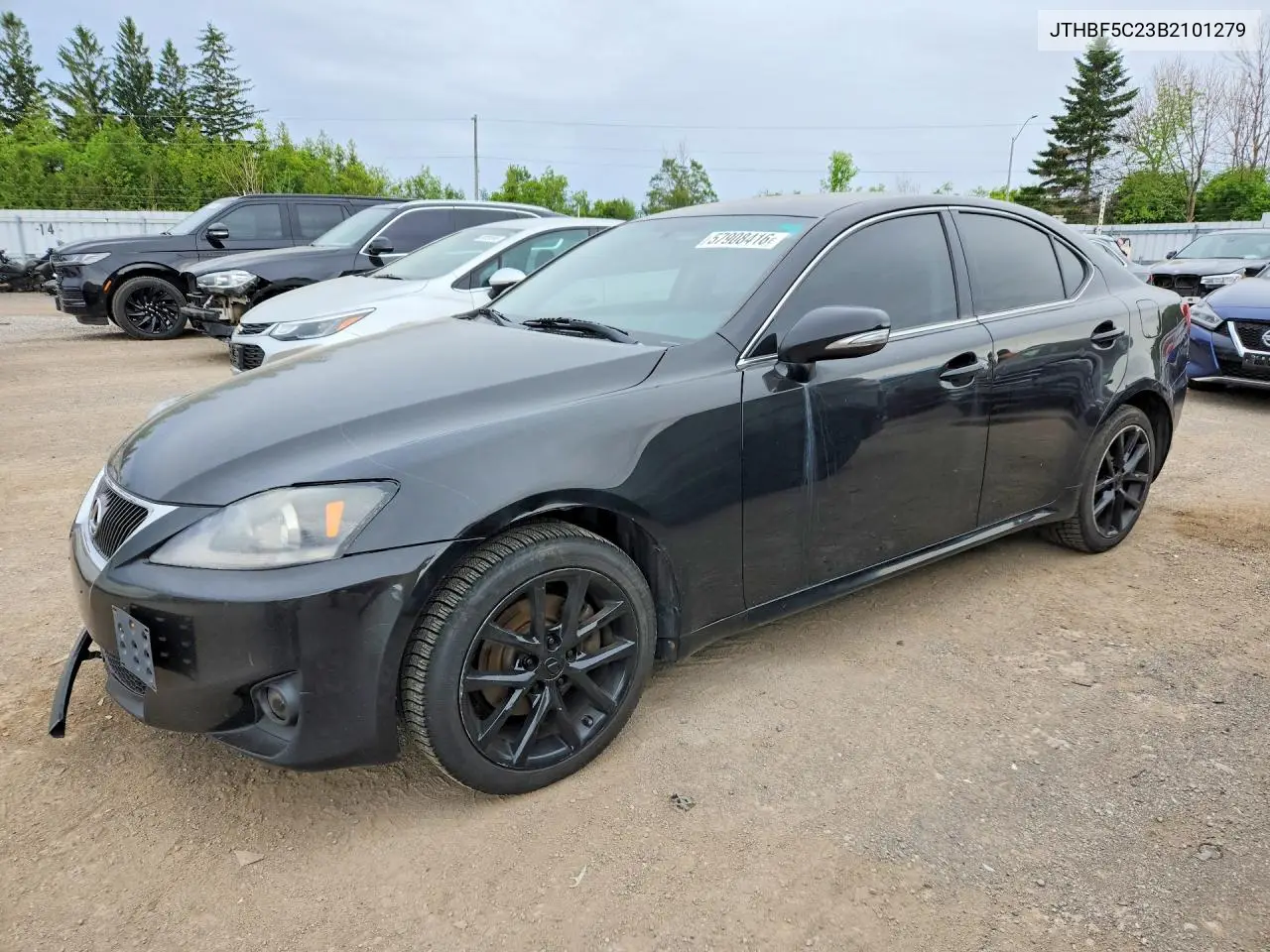 2011 Lexus Is 250 VIN: JTHBF5C23B2101279 Lot: 57908416