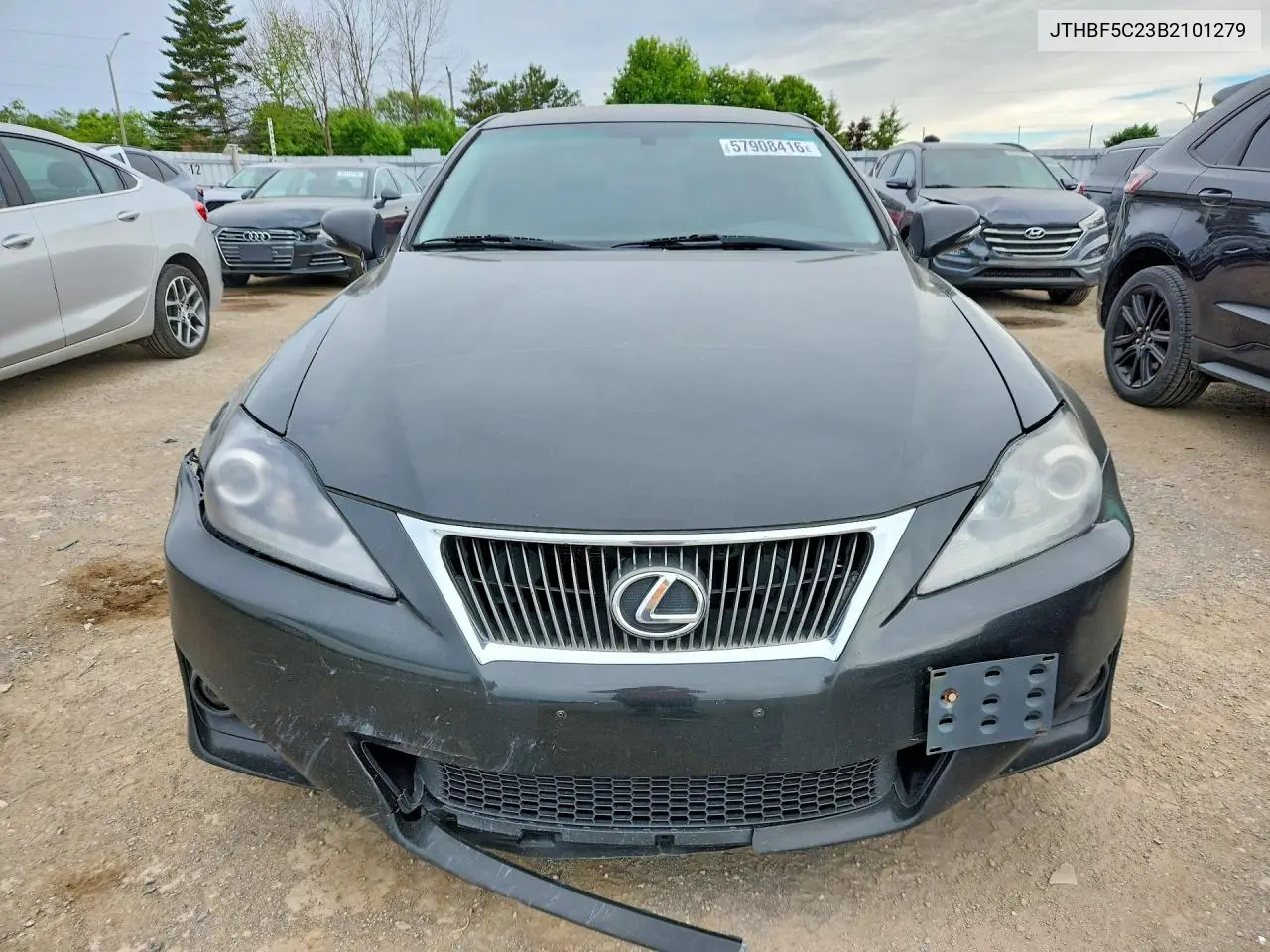2011 Lexus Is 250 VIN: JTHBF5C23B2101279 Lot: 57908416
