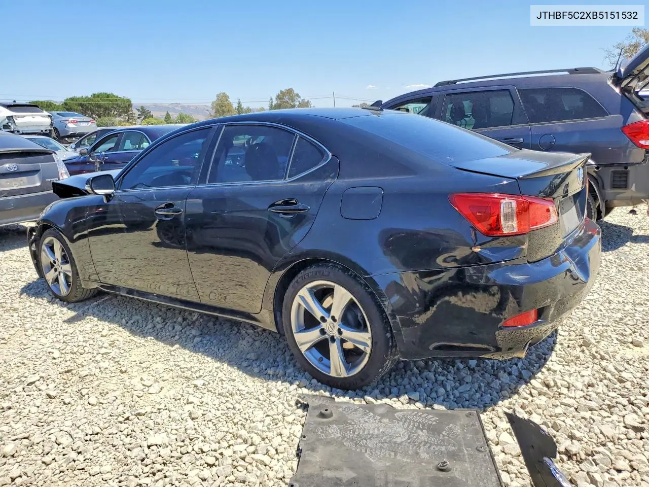 2011 Lexus Is 250 VIN: JTHBF5C2XB5151532 Lot: 60717236