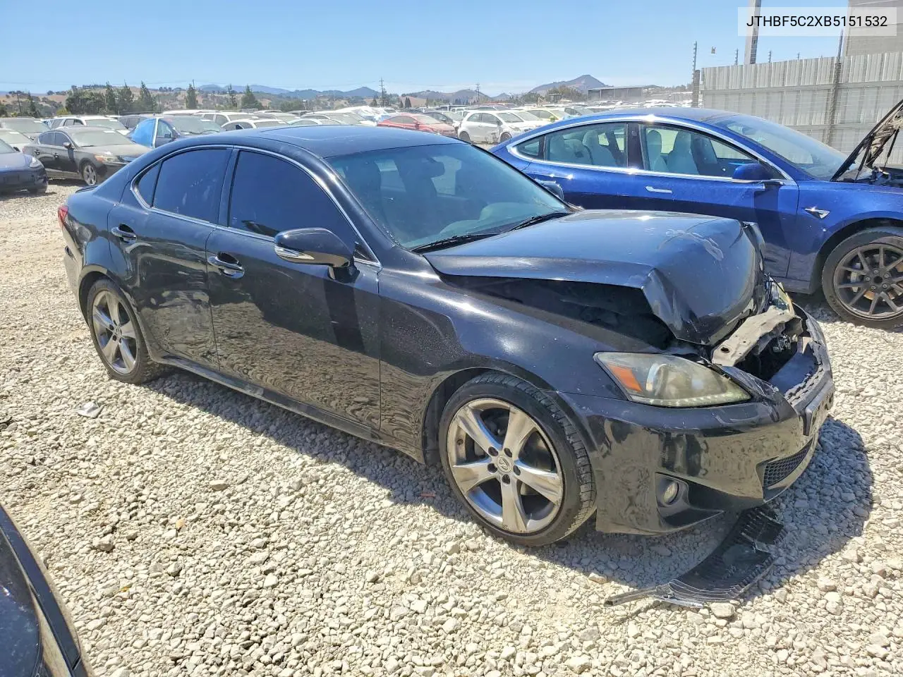 2011 Lexus Is 250 VIN: JTHBF5C2XB5151532 Lot: 60717236