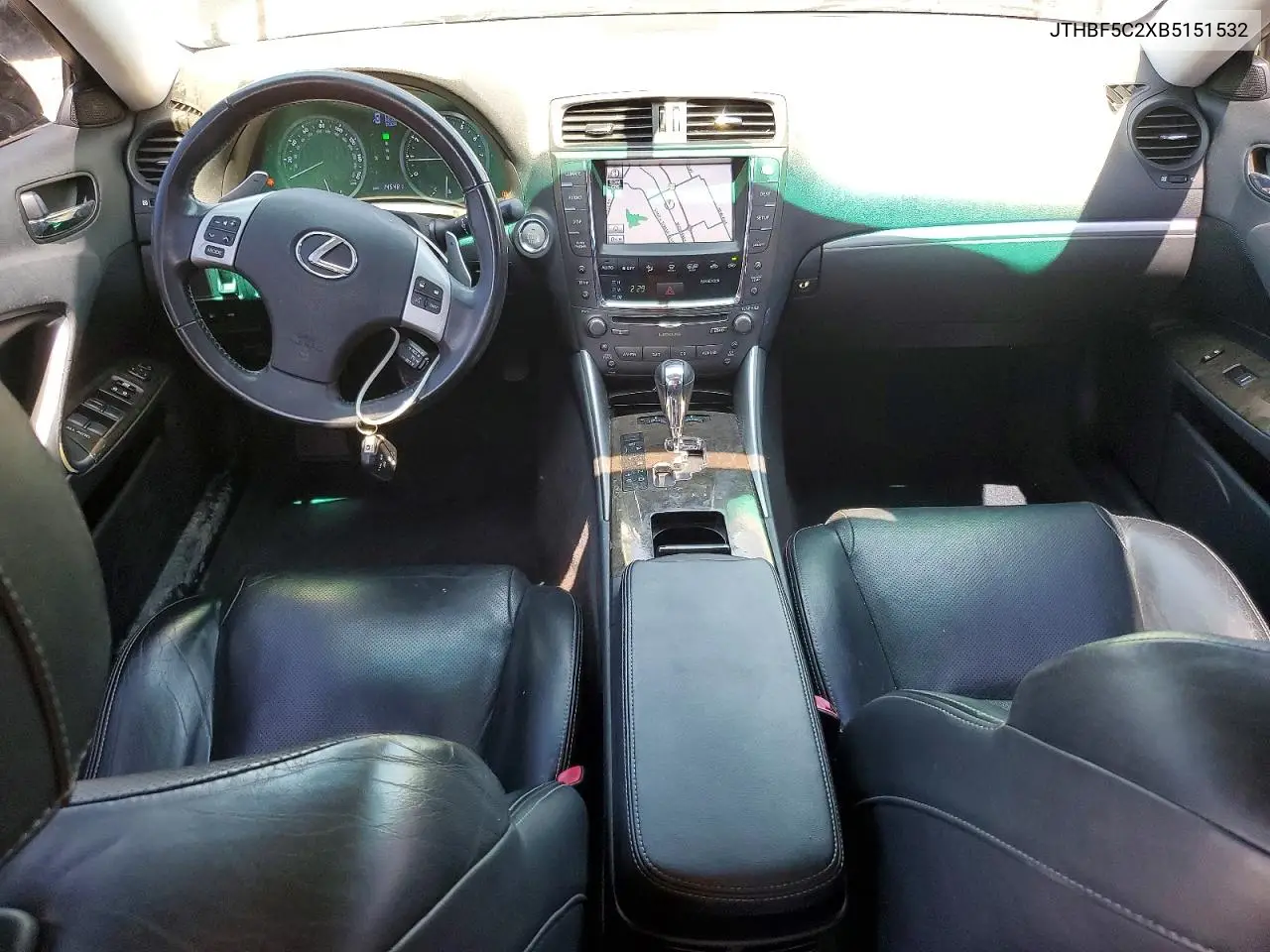 2011 Lexus Is 250 VIN: JTHBF5C2XB5151532 Lot: 60717236