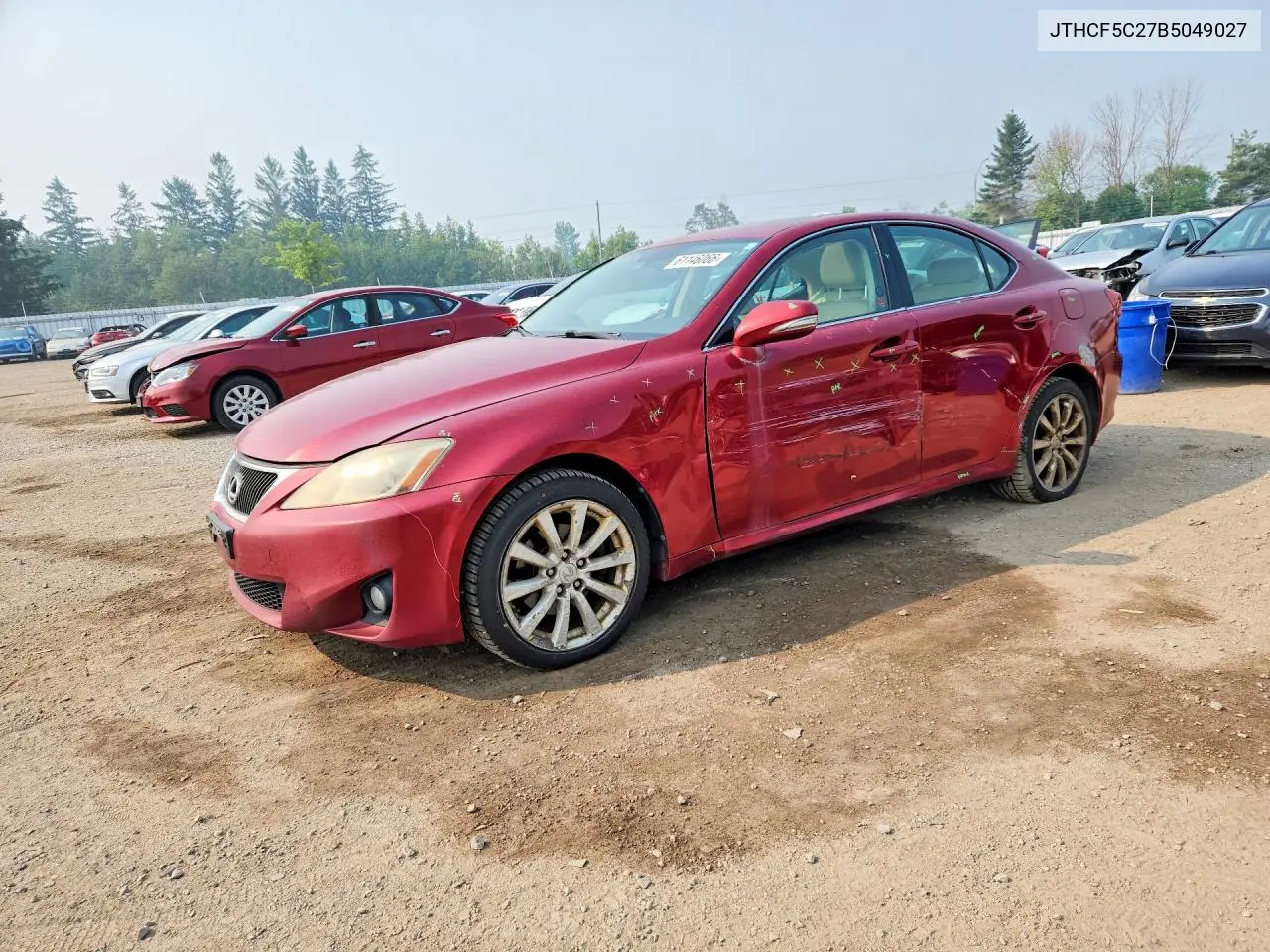 2011 Lexus Is 250 VIN: JTHCF5C27B5049027 Lot: 61146066