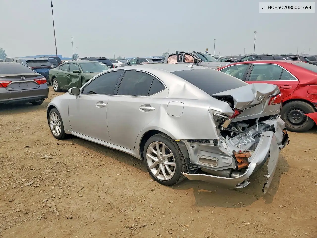 2011 Lexus Is 350 VIN: JTHCE5C20B5001694 Lot: 61304996