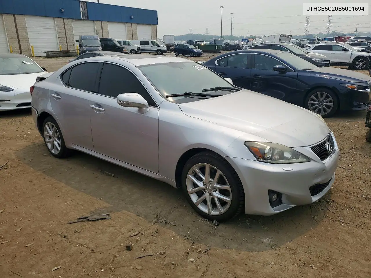 2011 Lexus Is 350 VIN: JTHCE5C20B5001694 Lot: 61304996