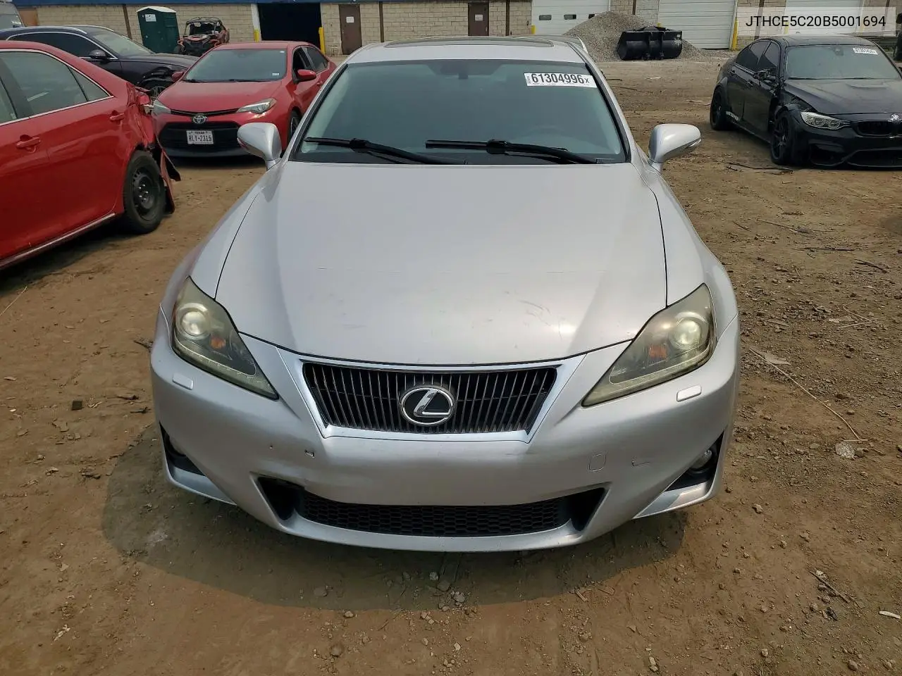 2011 Lexus Is 350 VIN: JTHCE5C20B5001694 Lot: 61304996