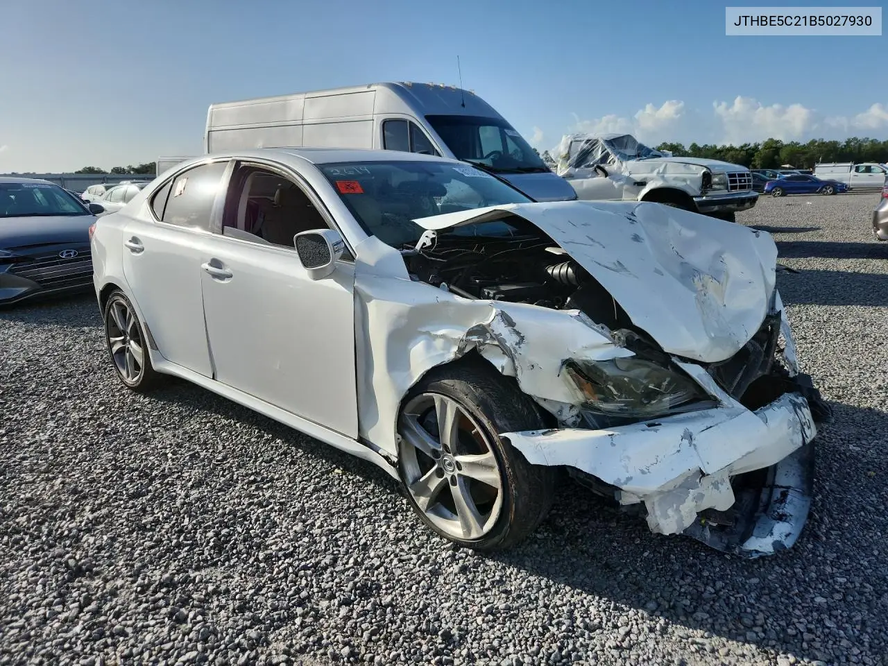 2011 Lexus Is 350 VIN: JTHBE5C21B5027930 Lot: 61375826