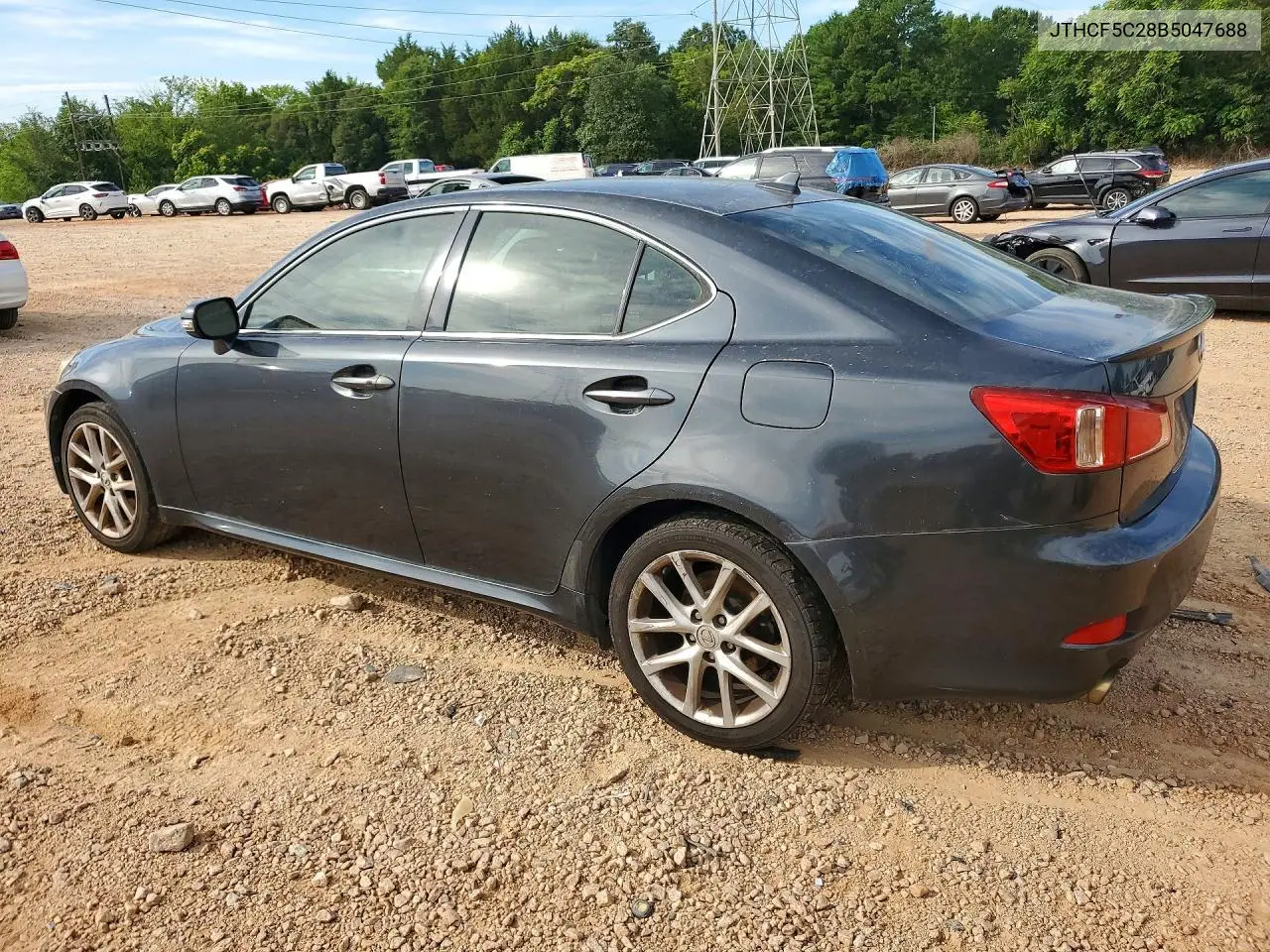 2011 Lexus Is 250 VIN: JTHCF5C28B5047688 Lot: 61762766
