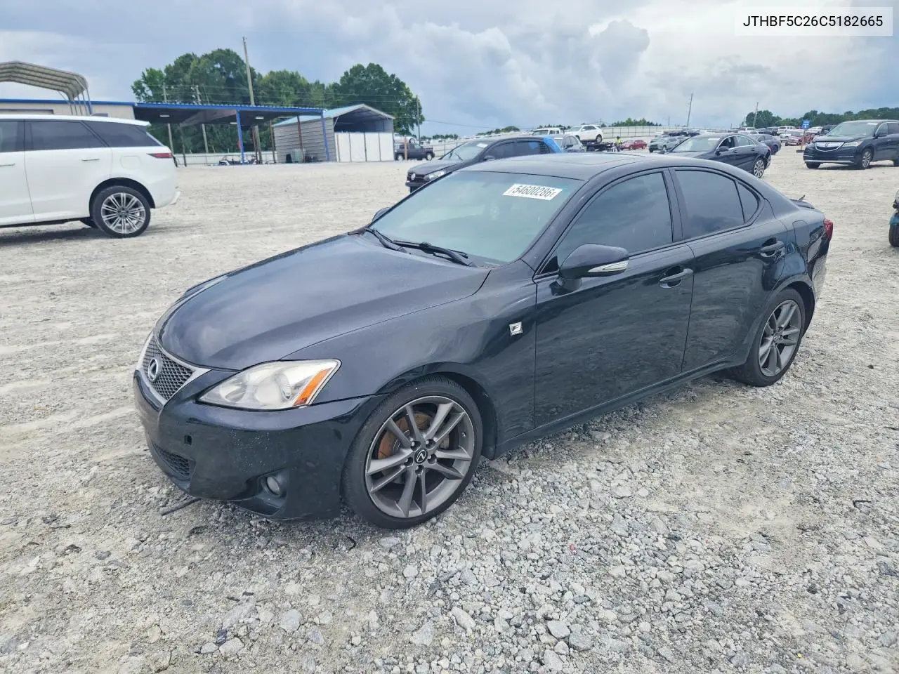 2012 Lexus Is 250 VIN: JTHBF5C26C5182665 Lot: 54600286