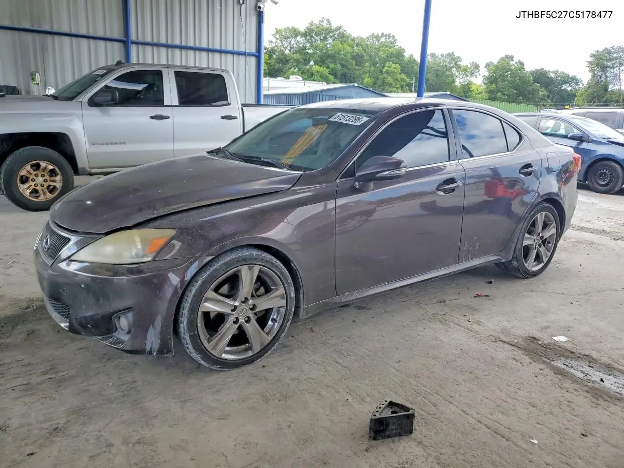 2012 Lexus Is 250 VIN: JTHBF5C27C5178477 Lot: 61513286