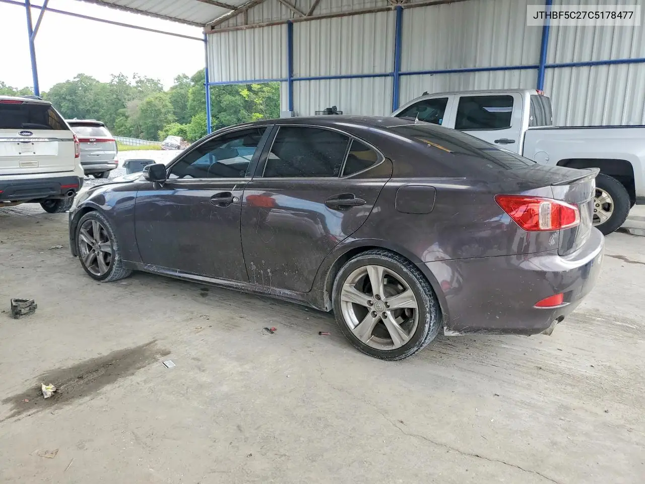 2012 Lexus Is 250 VIN: JTHBF5C27C5178477 Lot: 61513286