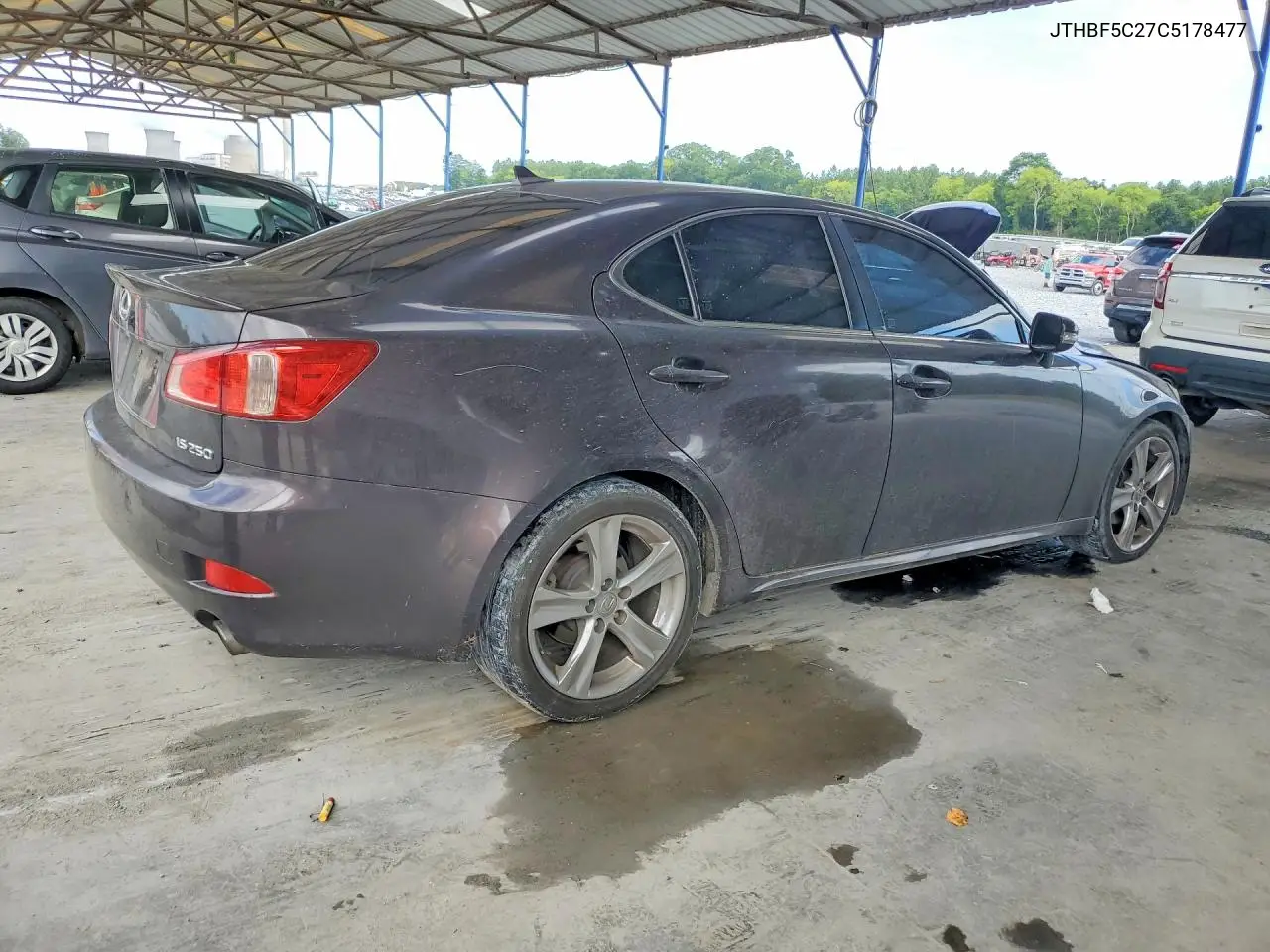 2012 Lexus Is 250 VIN: JTHBF5C27C5178477 Lot: 61513286